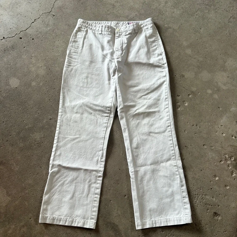 Vineyard Vines Club Pant Men 33x30 Stone Khaki Cotton Chino Classic Fit Pants